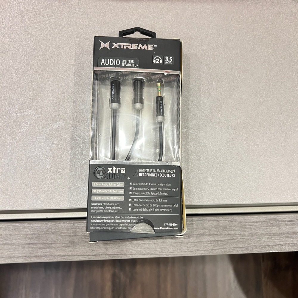 FREE w/ purchase audio splitter